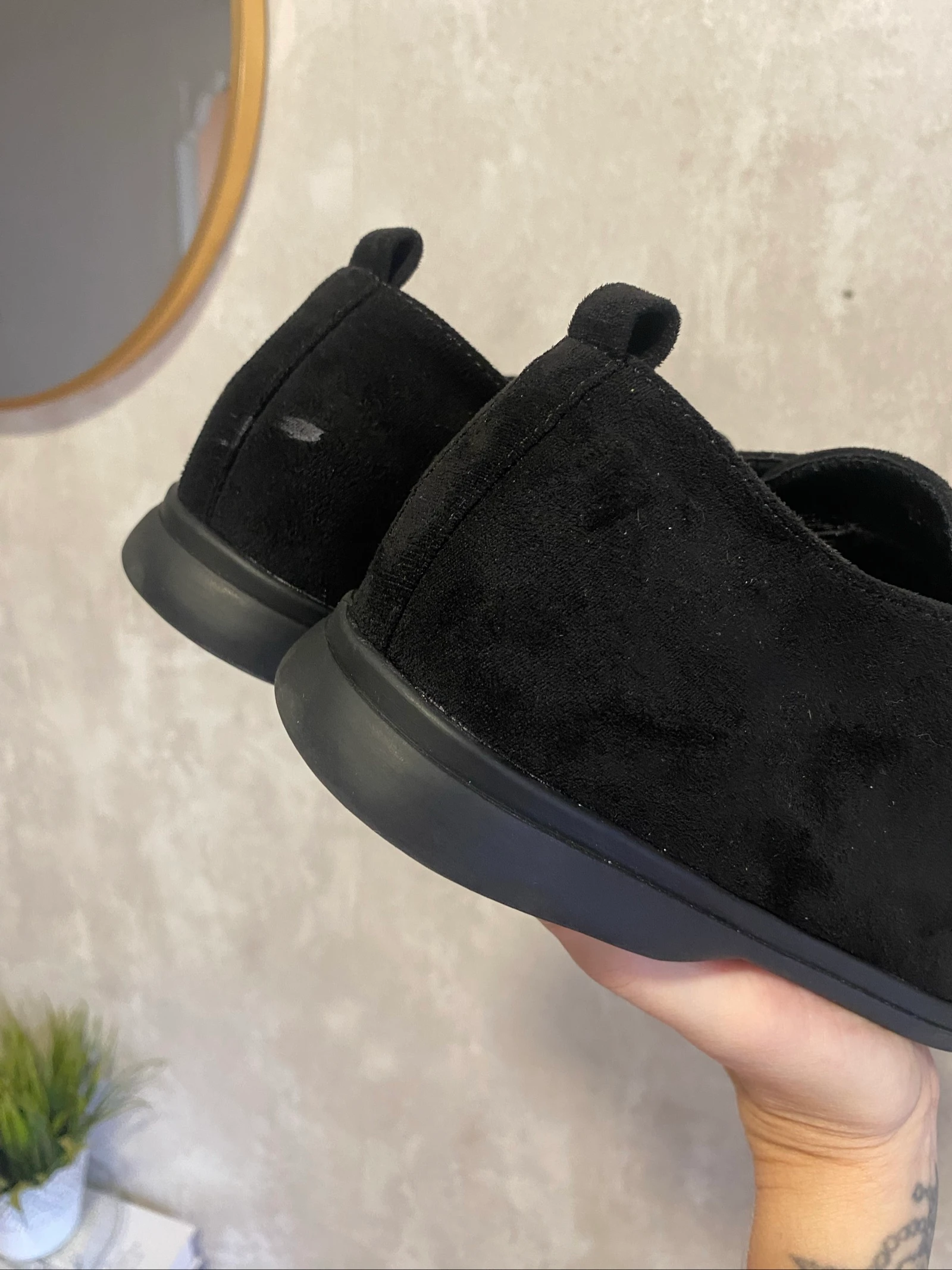 Zwarte vrouwen mocassins – photo 4